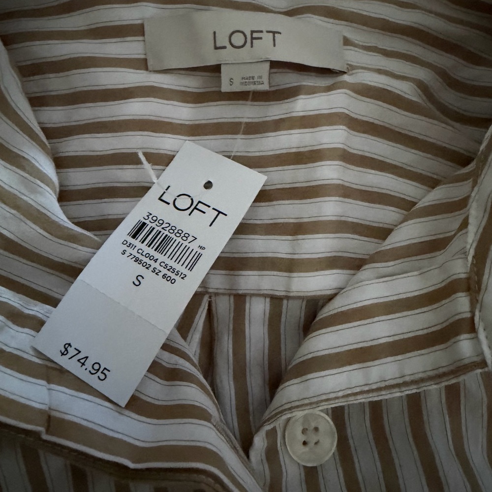 Loft button down shirt